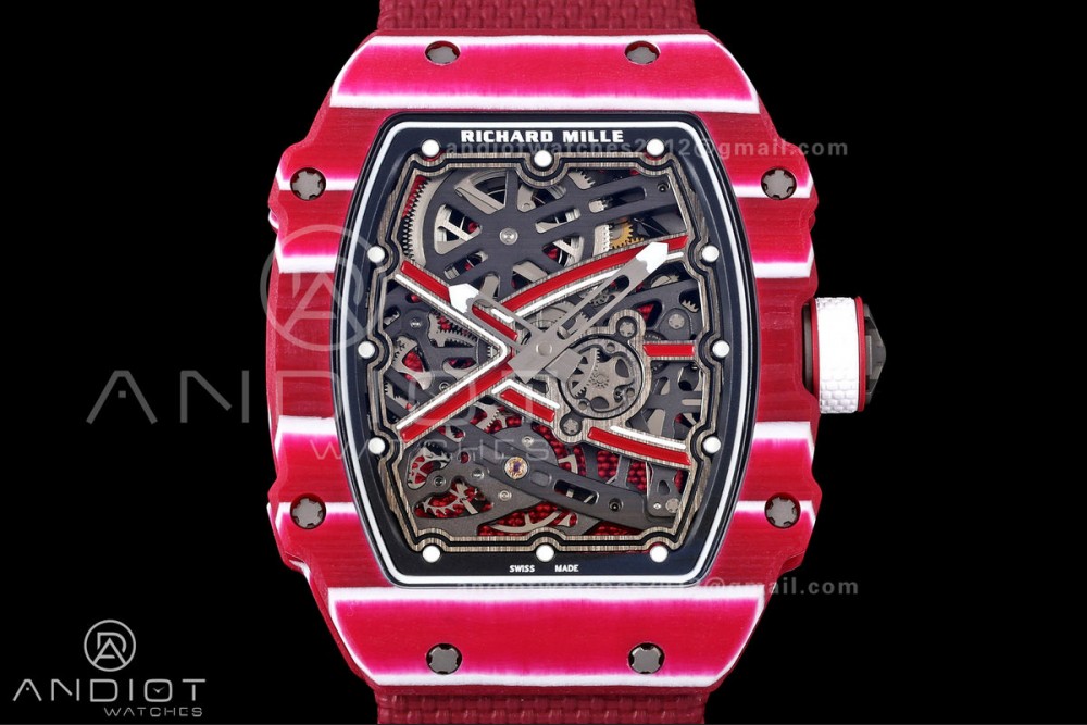 RICH Maker's 1:1 RM67-02 Purple NTPT Mutaz Skeleton Dial CRMA7 Super Clone — photo 3