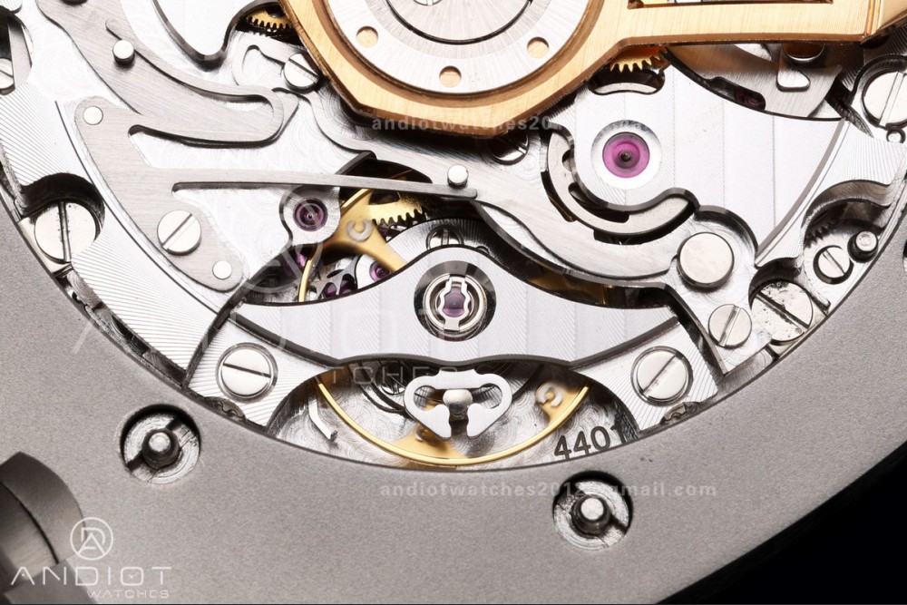 Royal Oak Chrono 26240 SS OCTA 1:1 Best Edition Green Dial on SS Bracelet JH4401 Super Clone (Free Sprung) — photo 11