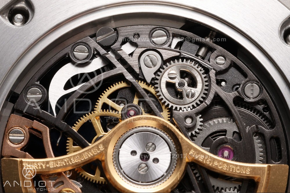 Royal Oak 41mm Openworked 15407 SS OCTA 1:1 Best Edition on SS Bracelet SA3132 V3 (Free Sprung) — photo 12