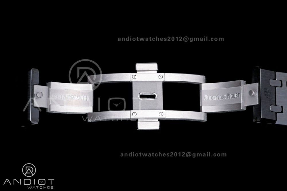 Royal Oak Chrono 26240 Black Ceramic ZF 1:1 Best Edition on Ceramic Bracelet SA4401 Super Clone V2 (Free Sprung) — photo 18