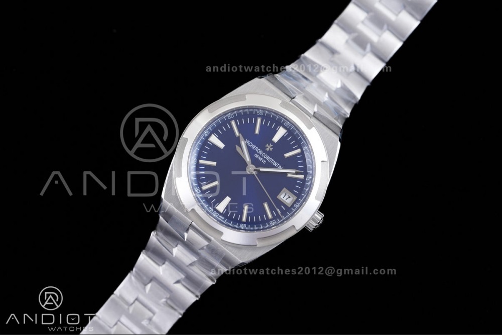 Overseas 4500V SS 8F 1:1 Best Edition Blue Dial on SS Bracelet A5100 — photo 2
