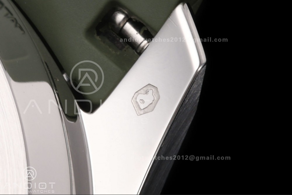 Aquanaut 5968 SS DDF 1:1 Best Edition Green Dial on Green Rubber Strap A520 — photo 12