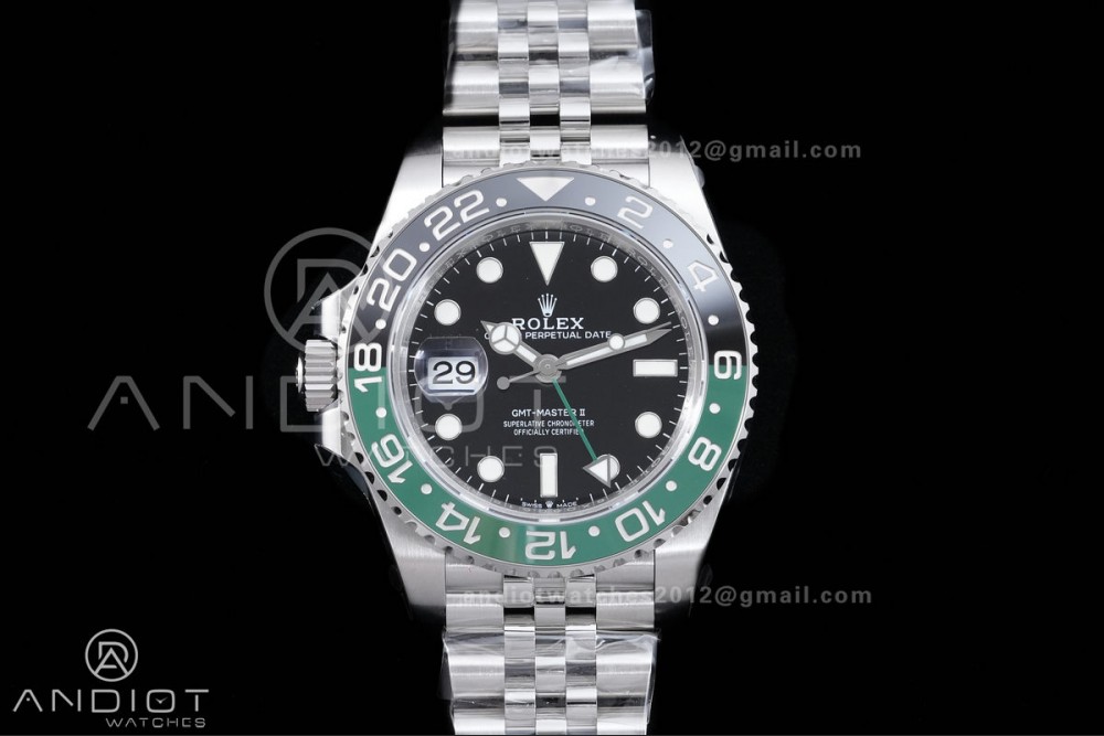 GMT-Master II 126720 VTNR 904L Steel V3 VSF 1:1 Sprite Best Edition Black Dial On Jubilee Bracelet DD3285 V4(Free Sprung) — photo 3