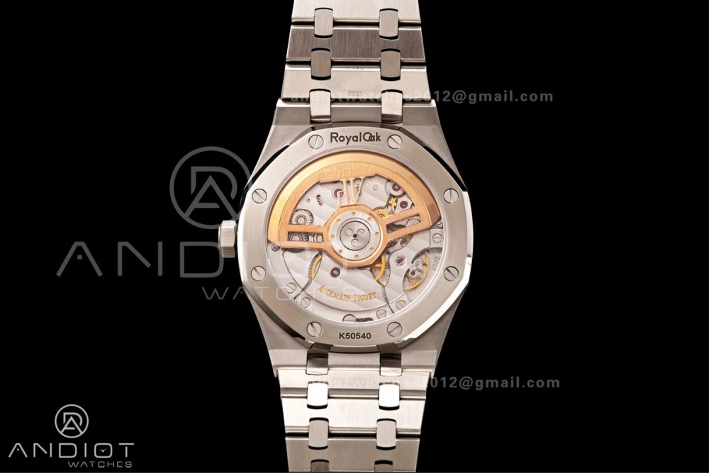 Royal Oak 15510 SS OCTA 1:1 Best Edition White Dial on SS Bracelet JH4302 Super Clone (Free Sprung) — photo 9