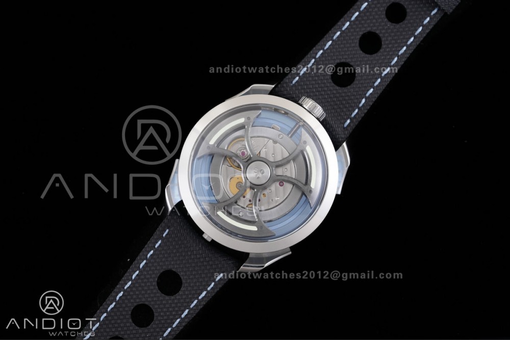MB&F M.A.D.1.Blue SS K1F 1:1 Best Edition on Black Leather Strap Miyota 821A — photo 2