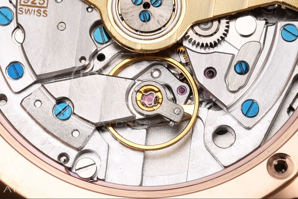 Master Ultra Thin Moon RG RZF 1:1 Best Edition Cream Dial on Black Leather Strap SA925 Super Clone — photo 11
