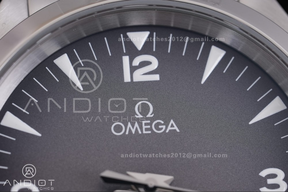 Aqua Terra 150M Master 38mm SS VSF Rail Master 1:1 Best Edition Gray Ombre Dial On SS Bracelet Super Clone A8800 — photo 3