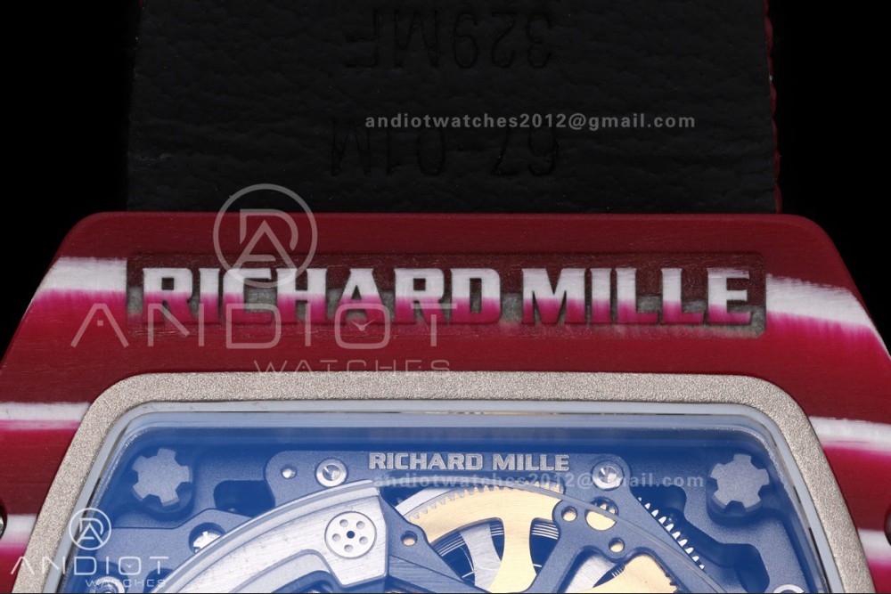 RICH Maker's 1:1 RM67-02 Purple NTPT Mutaz Skeleton Dial CRMA7 Super Clone — photo 18