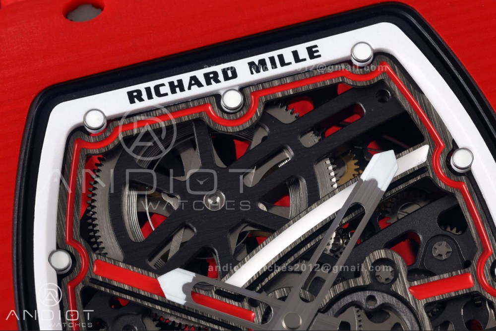 RICH Maker's 1:1 RM67-02 Red NTPT Sebastien Buemi Skeleton Dial CRMA7 Super Clone — photo 4
