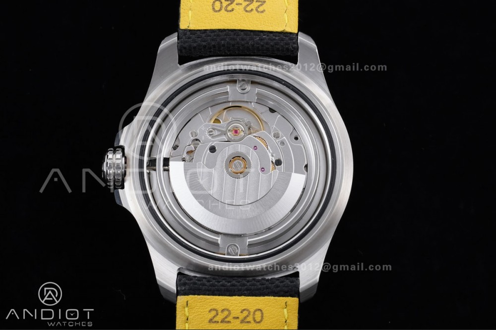 Avenger Chronometer 42mm SS BLSF 1:1 Best Edition Black Dial On Black Nylon Strap A2824 — photo 8