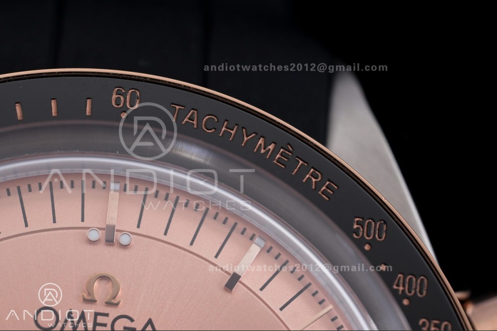 Speedmaster SS/RG N1F Best Edition RG Dial on Black Rubber Strap A3861 — photo 5