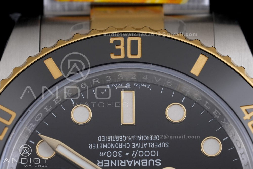 Submariner 126613 LN Gain Weight ARF 1:1 Best Edition Black Dial On SS/YG Bracelet DD3235 — photo 5