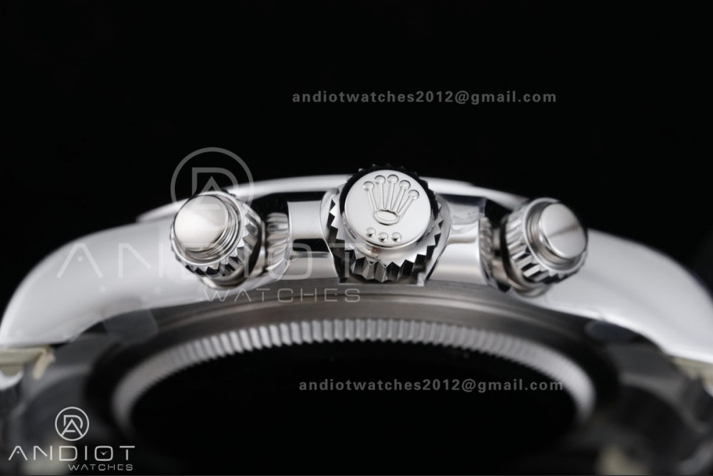 Daytona 126500 RWF 1:1 Best Edition Black Dial on SS Bracelet JH4131 Free Sprung — photo 15