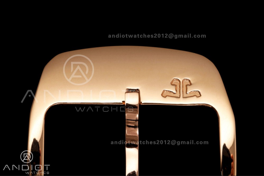 Master Ultra Thin Moon RG RZF 1:1 Best Edition Cream Dial on Black Leather Strap SA925 Super Clone — photo 19