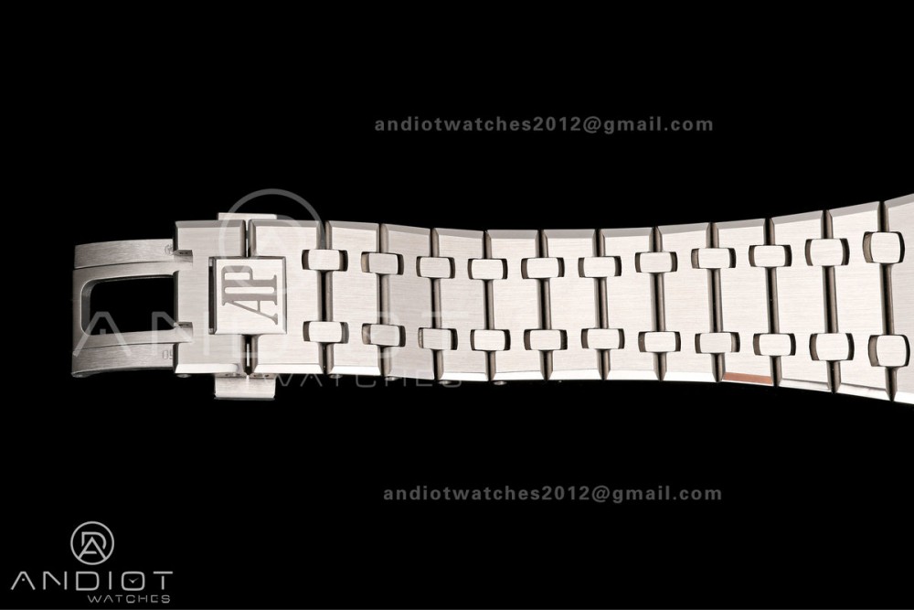 Royal Oak Chrono 26240 SS OCTA 1:1 Best Edition Purple Dial on SS Bracelet JH4401 Super Clone (Free Sprung) — photo 15