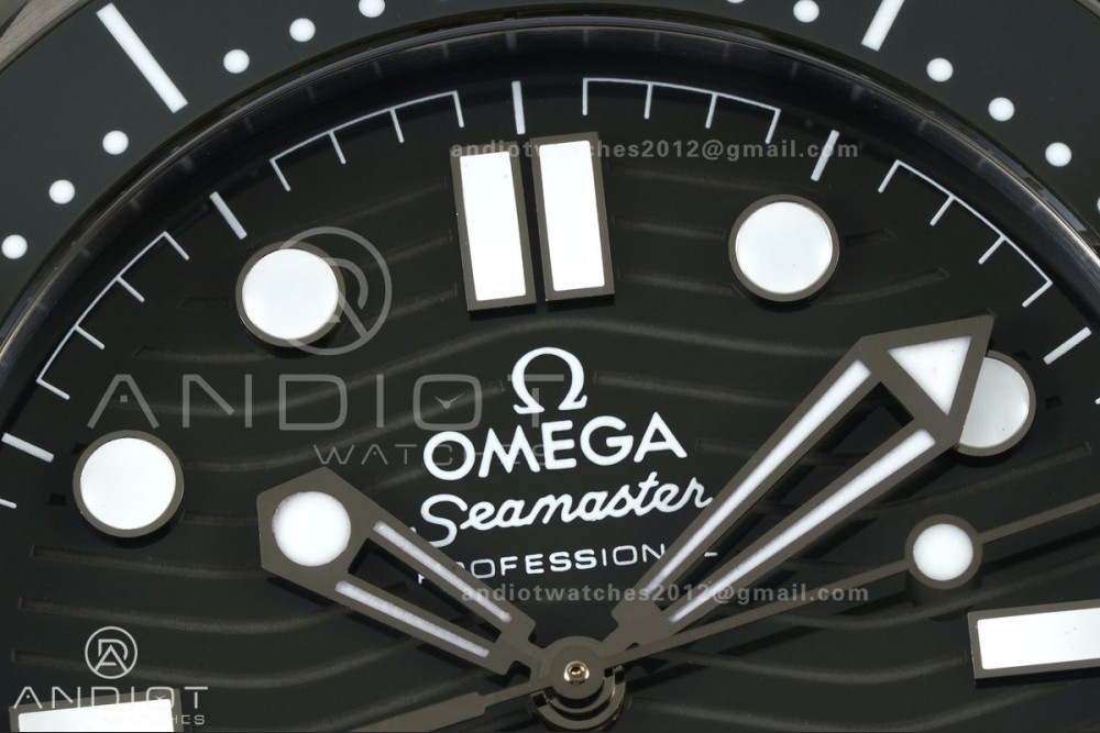 Seamaster Diver 300M SS ORF 1:1 Best Edition Green Ceramic Green Dial on SS Bracelet OR8800 Super Clone — photo 3