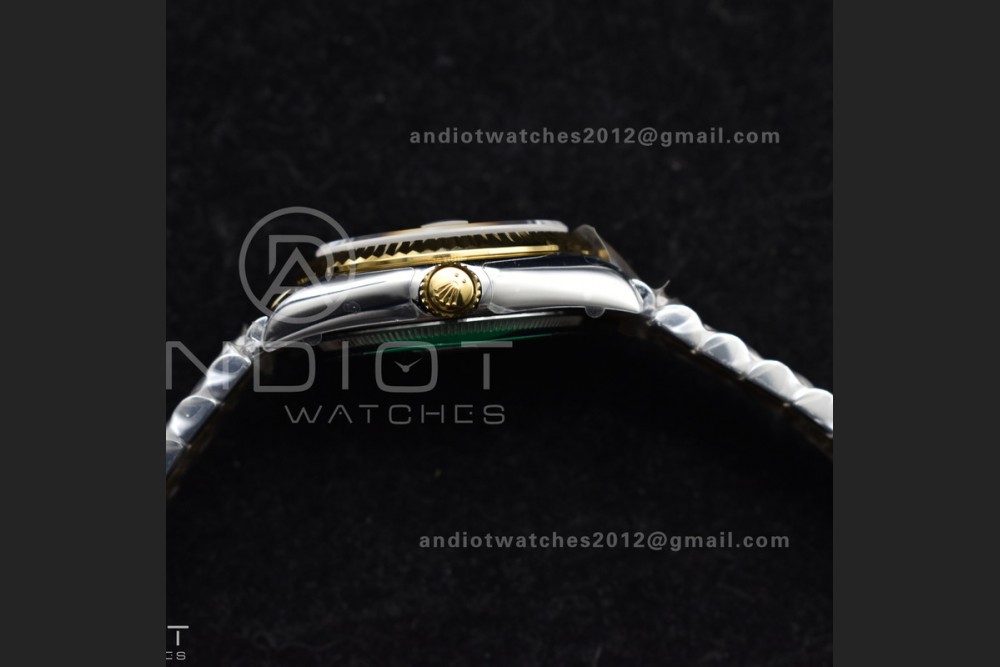 DateJust 31 Ladies 278273 GSF 316L Steel Black Dial Stick Markers on YG President Bracelet — photo 9
