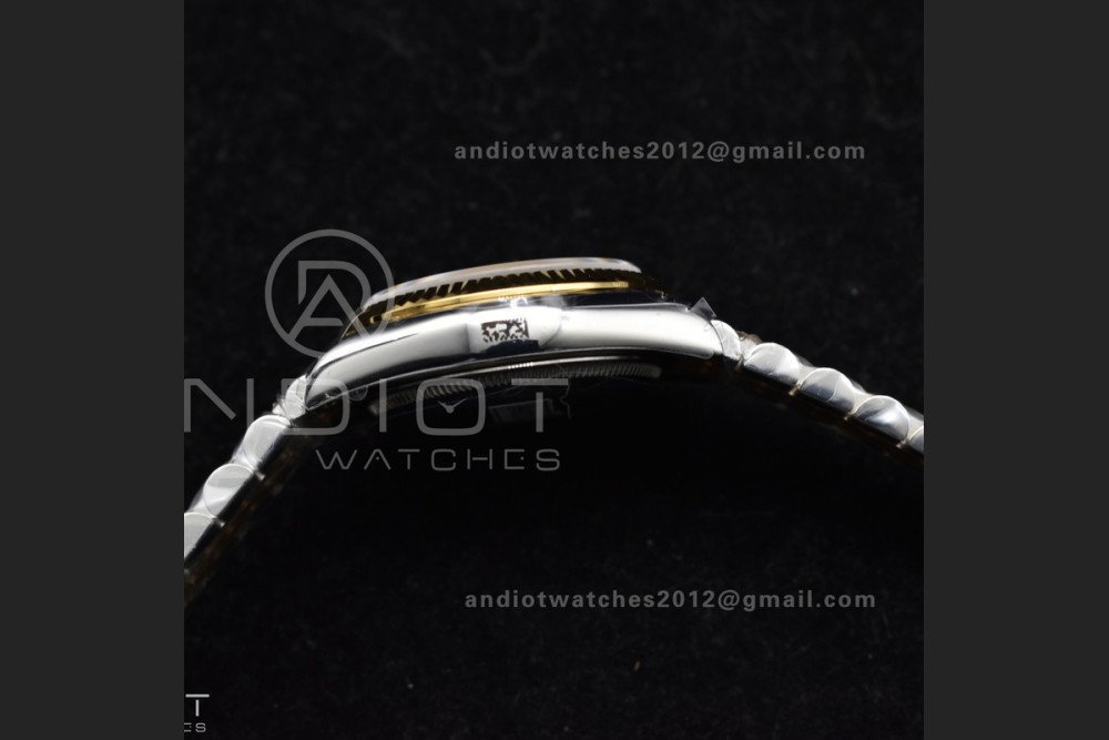 DateJust 31 Ladies 278273 GSF 316L Steel Black Dial Stick Markers on YG President Bracelet — photo 10