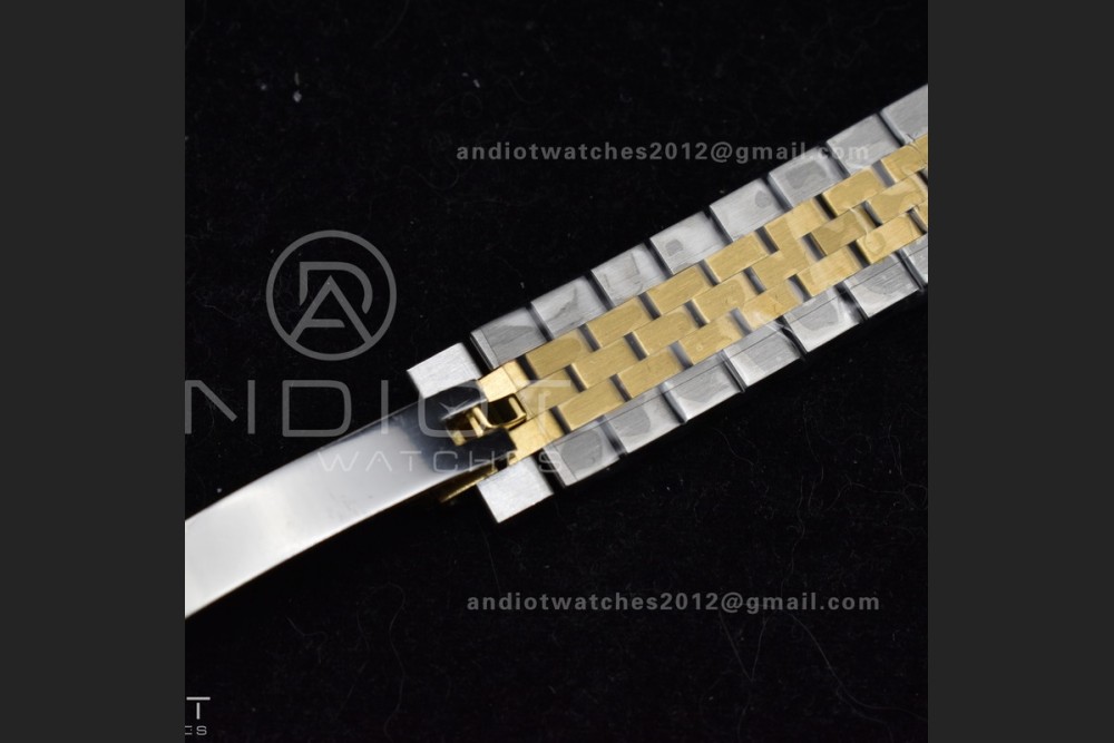 DateJust 31 Ladies 278273 GSF 316L Steel Black Dial Stick Markers on YG President Bracelet — photo 17