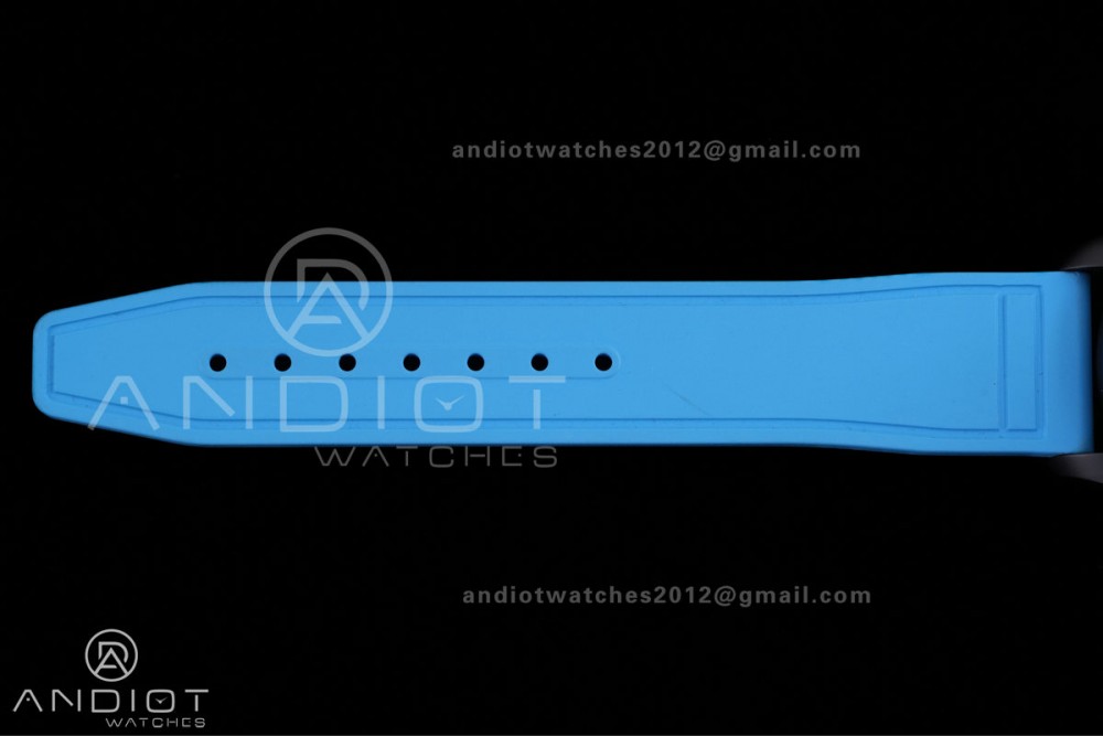 IWC Pilot 41 Top Gun Ceramic IW328107 M+F Best Edition on Blue Rubber Strap MIYOTA 9015 — photo 20