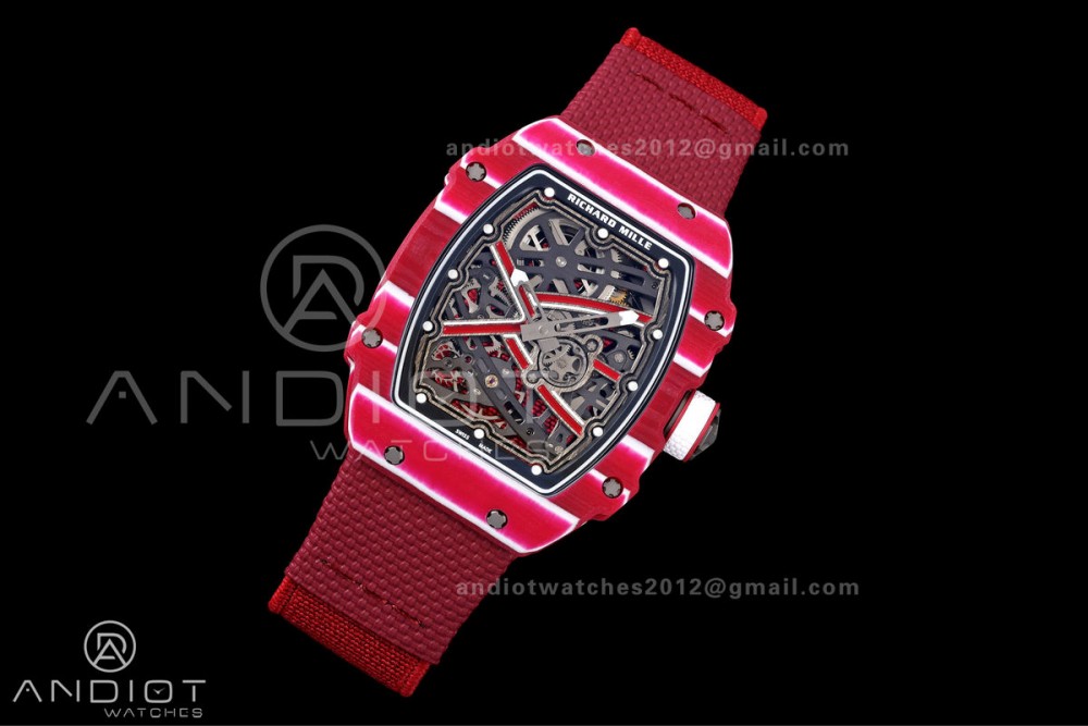 RICH Maker's 1:1 RM67-02 Purple NTPT Mutaz Skeleton Dial CRMA7 Super Clone — photo 2