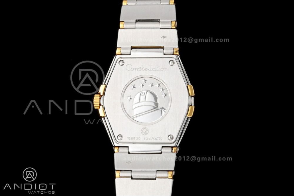 Constellation 28mm SS/YG 8848F 1:1 Best Edition White MOP Diamonds Dial on SS/YG Bracelet ETA Quartz — photo 7