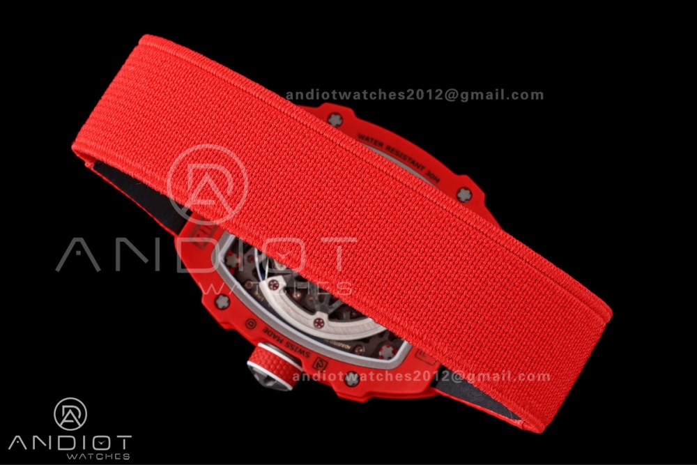 RICH Maker's 1:1 RM67-02 Red NTPT Sebastien Buemi Skeleton Dial CRMA7 Super Clone — photo 12