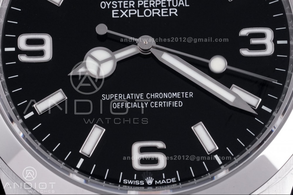 Explorer 40 224270 904L Steel VSF 1:1 Best Edition on SS Bracelet VS3230 — photo 4