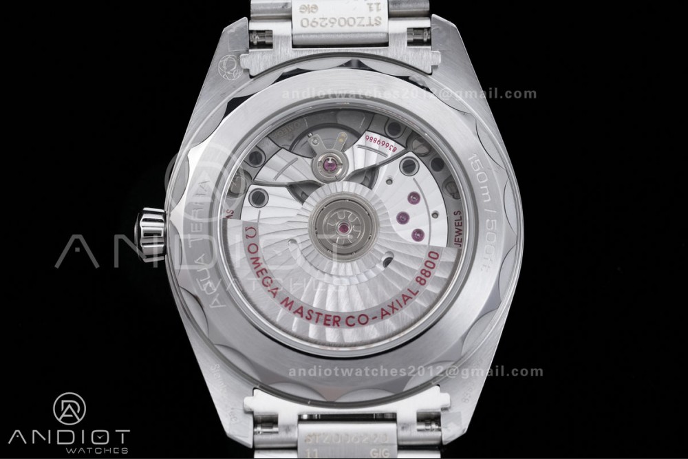 Aqua Terra 150M Master 38mm SS VSF 1:1 Best Edition White Dial On SS Bracelet Super Clone A8800 — photo 6