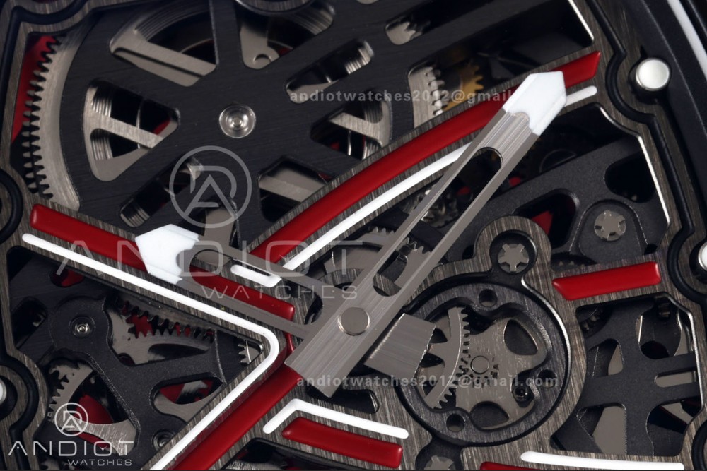 RICH Maker's 1:1 RM67-02 Purple NTPT Mutaz Skeleton Dial CRMA7 Super Clone — photo 5