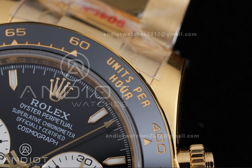 Daytona 126528 LN Le Mans QF 1:1 Best Edition on YG Bracelet JH4132 Free Sprung 198g(Weighted) V13 — photo 7