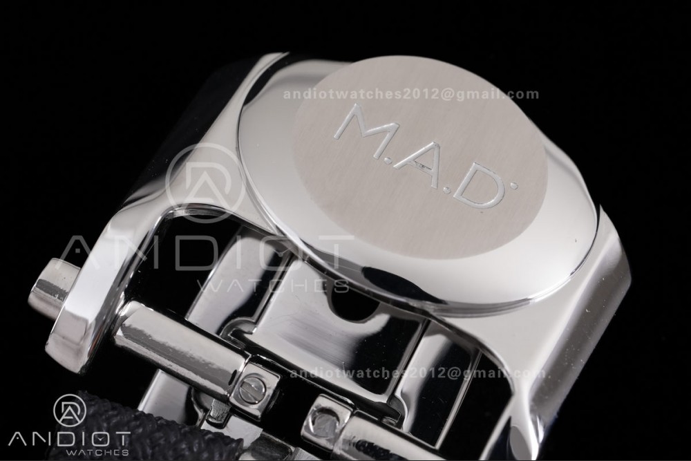 MB&F M.A.D.1.Blue SS K1F 1:1 Best Edition on Black Leather Strap Miyota 821A — photo 18