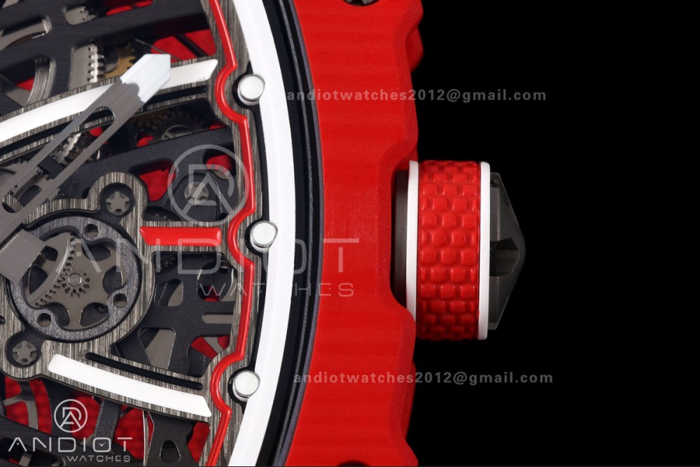 RICH Maker's 1:1 RM67-02 Red NTPT Sebastien Buemi Skeleton Dial CRMA7 Super Clone — photo 7