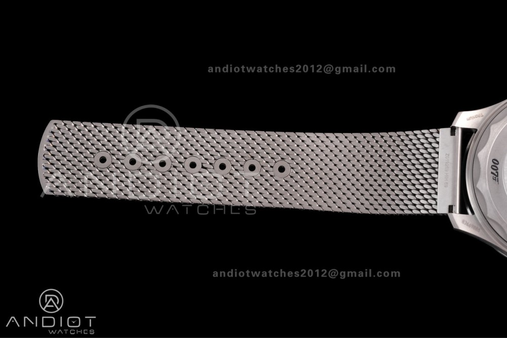 Seamaster 300 "No Time to Die" Limited Edition VSF NTTD 1:1 Best Edition on Titanium Mesh Bracelet SA8806 Super Clone V7 — photo 24