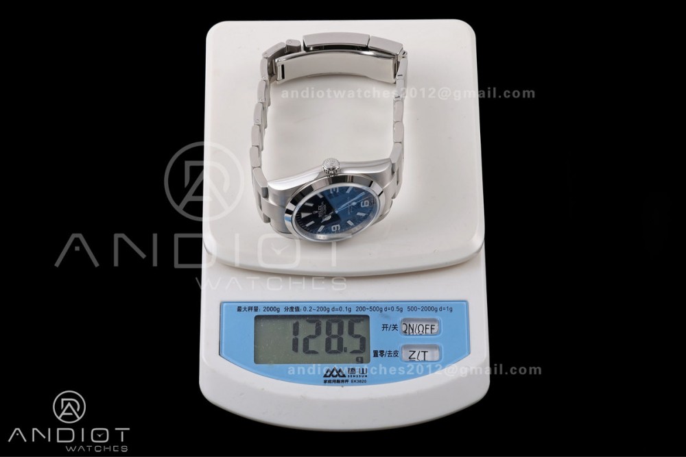 Explorer 36 124270 904L QF Best Edition Black Dial On SS Bracelet SH3230 (Free Sprung) — photo 25