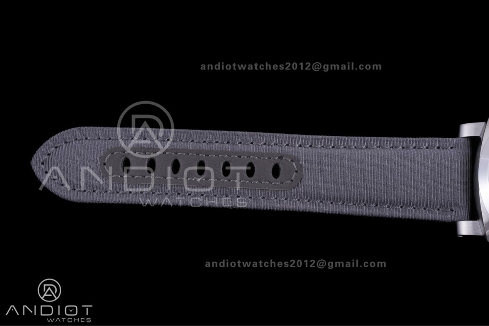 PAM1358 Luminor Marina eSteel VSF 1:1 Best Edition on Gray Nylon Strap P.9010 — photo 21