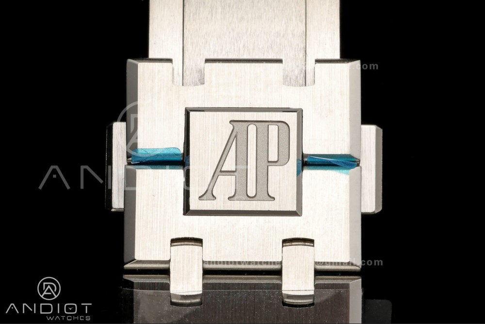 Royal Oak 41mm 15510 SS VSF 1:1 Best Edition Blue Textured Dial on SS Bracelet DD4302 Super Clone — photo 17