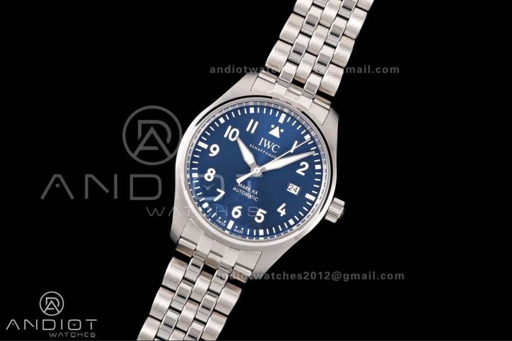 Mark XX MZF 1:1 Best Edition Blue Dial on SS Bracelet A2892 — photo 2
