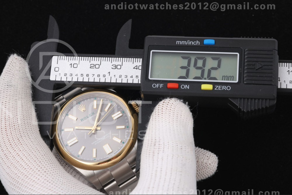 Oyster Perpetual 41 134303 QF 1:1 Best Edition Gray Dial on SS Bracelet JH3230 — photo 23