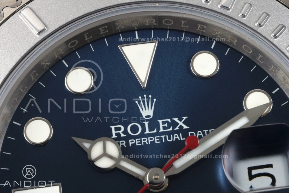 Yacht-Master 126622 904L QF 1:1 Best Edition Blue Dial On 904L SS Bracelet SH3235 (Free Sprung) — photo 4