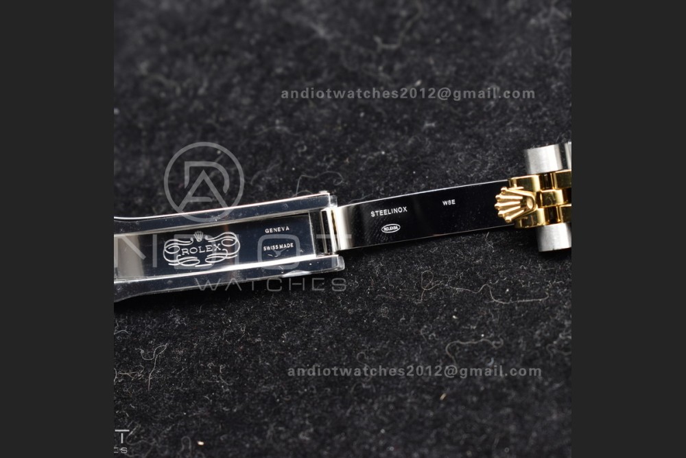 DateJust 31 Ladies 278273 GSF 316L Steel Black Dial Stick Markers on YG President Bracelet — photo 19