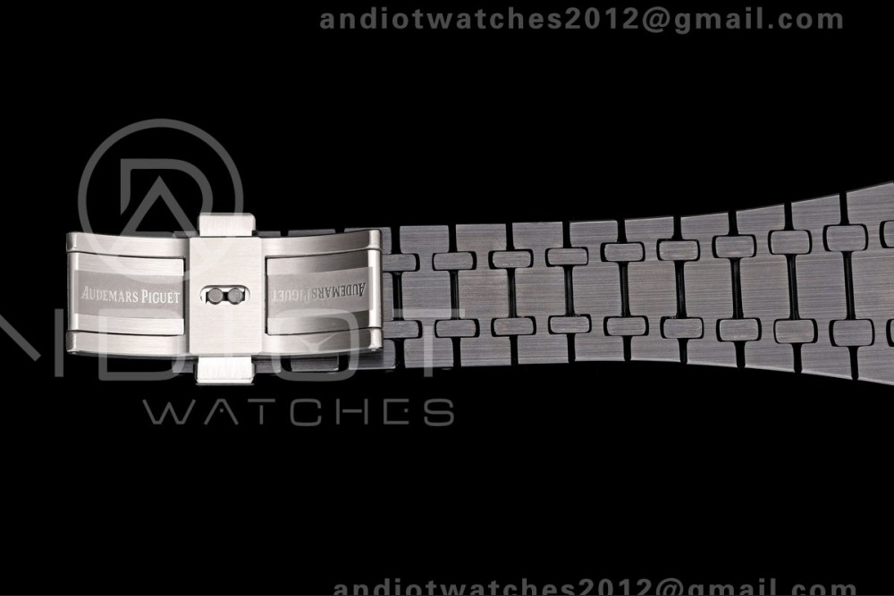 Royal Oak 41mm 15500 Black Ceramic ZF Black Dial on Black Ceramic Bracelet SA4302 Super Clone (Free Sprung) — photo 18