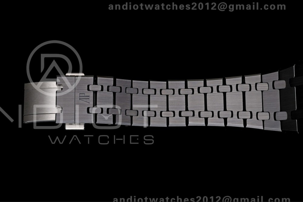 Royal Oak 41mm 15500 Black Ceramic ZF Black Dial on Black Ceramic Bracelet SA4302 Super Clone (Free Sprung) — photo 16
