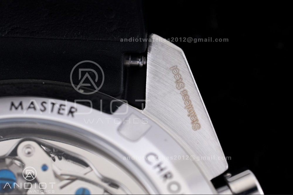 Speedmaster SS N1F Best Edition Silver Dial on Black Rubber Strap A3861 — photo 12
