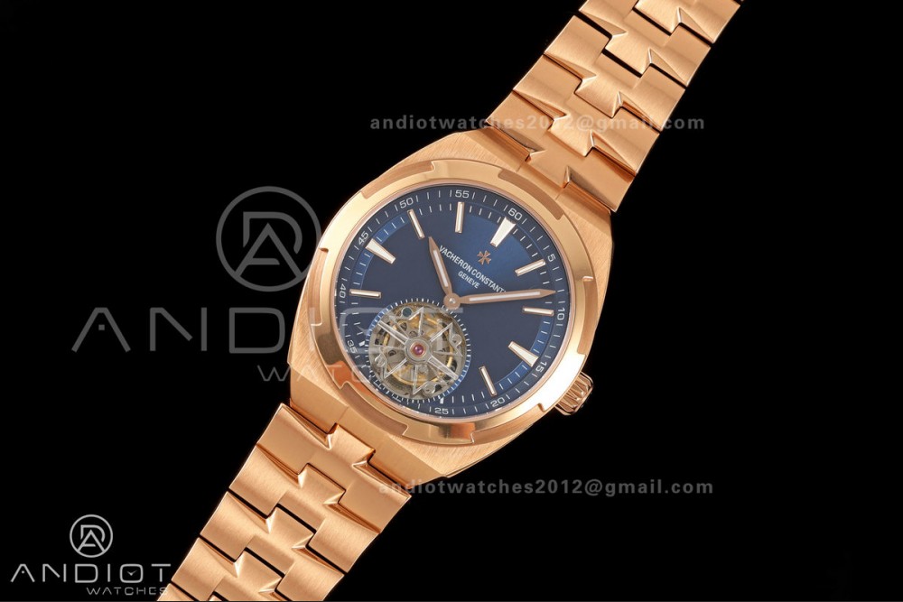 Overseas Tourbillon RG ANTF Best Edition Blue Dial on RG Bracelet — photo 2