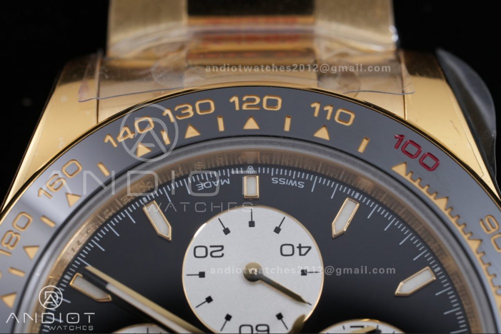 Daytona 126528 LN Le Mans QF 1:1 Best Edition on YG Bracelet JH4132 Free Sprung 198g(Weighted) V13 — photo 6