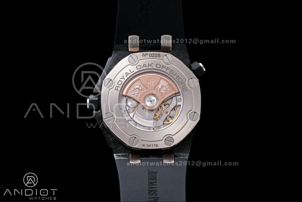 Royal Oak Offshore Diver 15706 Forged Carbon JF 1:1 Best Edition SA3120 Super Clone — photo 9