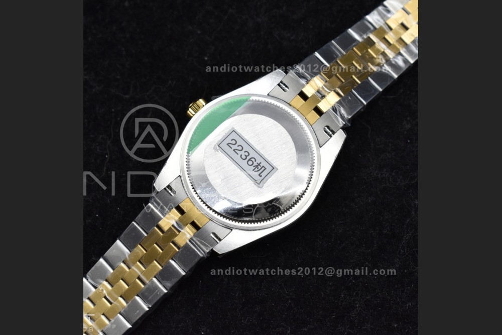 DateJust 31 Ladies 278273 GSF 316L Steel Black Dial Stick Markers on YG President Bracelet — photo 11