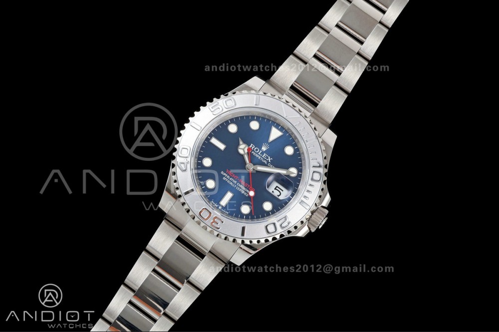 Yacht-Master 126622 904L QF 1:1 Best Edition Blue Dial On 904L SS Bracelet SH3235 (Free Sprung) — photo 2