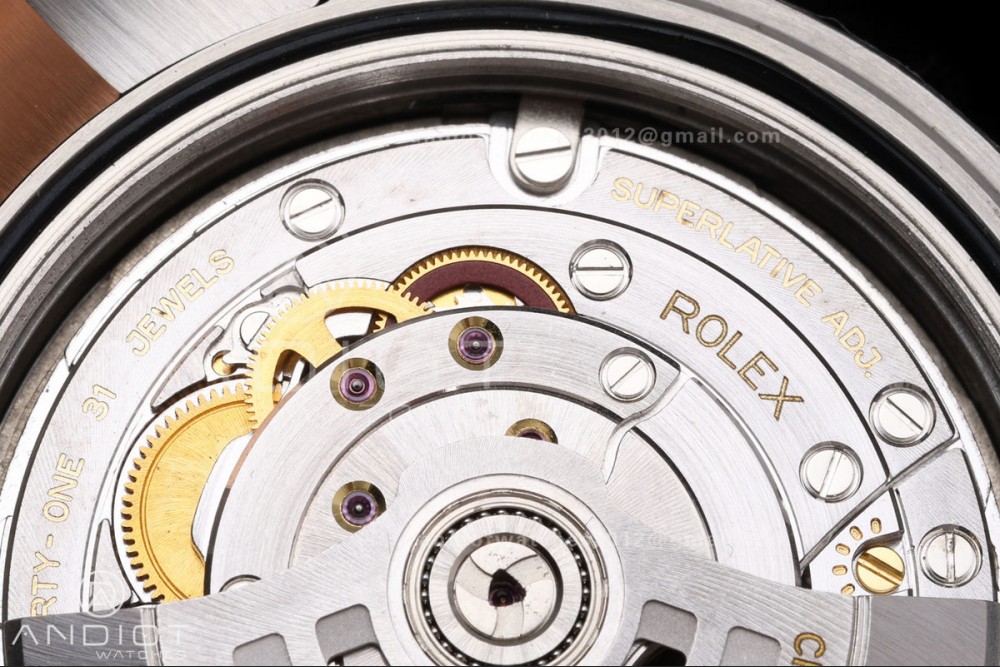 DateJust 41 126331 SS/RG VSF 1:1 Best Edition Gray Dial Green Roman on Oyster Bracelet VS3235 V2s — photo 14